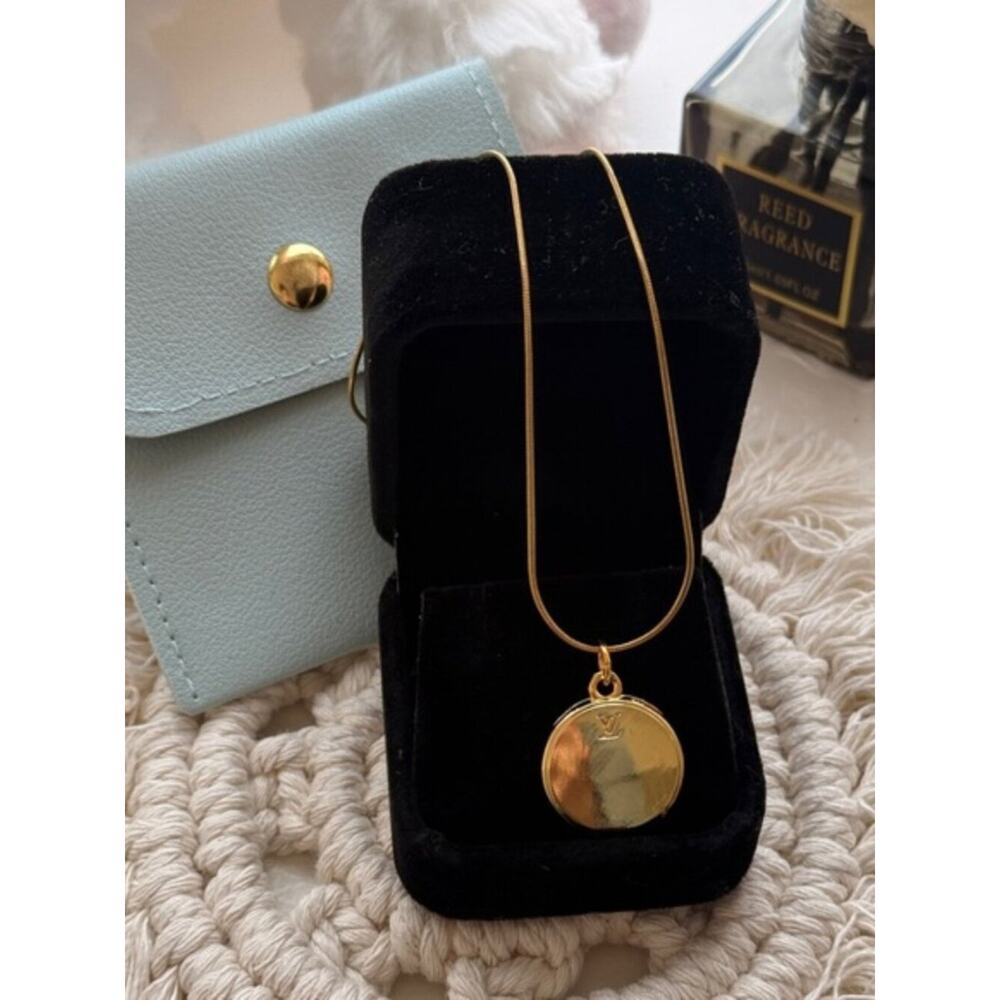 FINAL Sale! Vintage ONLY 1! Louis Vuitton Upcycled Necklace - Picture 3 of 7